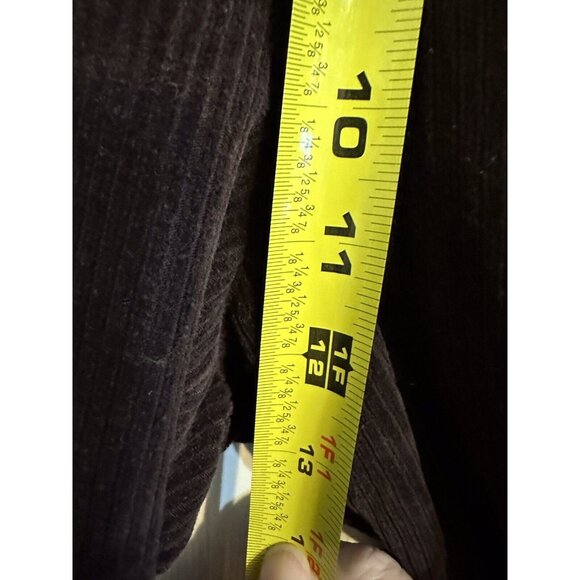 Vintage 90's April Cornell Brown Corduroy Straight Leg Pant Sz S High Waist - Picture 8 of 9